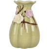 Clayre & Eef Wazon 6CE2316 Ø 10x14 cm Zielony i Różowy