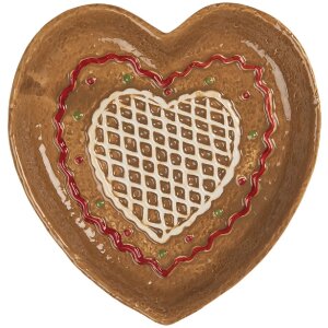 Clayre & Eef 6CE2325 Mały Talerz 17x17x3 cm