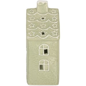 Clayre & Eef 6CE2328 Świecznik Domek 11x9x21 cm