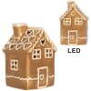 Clayre & Eef Dom z LED 7x7x11 cm - Dekoracja Świąteczna