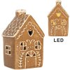 Clayre & Eef Dom z LED 7x6x12 cm – Dekoracja Świąteczna