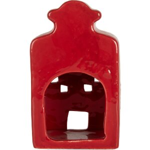 Clayre & Eef Świecznik Domek 8x7x13 cm