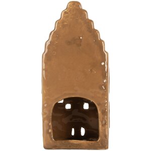 Clayre & Eef Świecznik Dom 8x7x16 cm – Magia Świąt