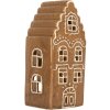 Clayre & Eef Świecznik Dom 8x7x16 cm – Magia Świąt