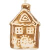 Clayre & Eef Ceramiczny Domek Wiszący 4x4x7 cm
