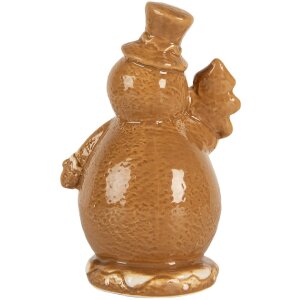 Clayre & Eef 6CE2348 Dekoracja Śnieżek 11x8x16 cm