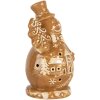 Clayre & Eef 6CE2348 Dekoracja Śnieżek 11x8x16 cm