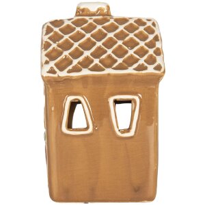 Clayre & Eef Dekoracja Dom z LED 8x8x12 cm