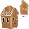 Clayre & Eef Dekoracja Dom z LED 8x8x12 cm