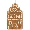 Clayre & Eef 6CE2356 Dekoracja Wisząca Domek 4x4x6 cm
