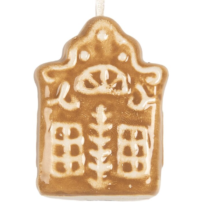 Clayre & Eef Zawieszka Dom 4x4x5 cm