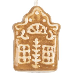 Clayre & Eef Zawieszka Dom 4x4x5 cm
