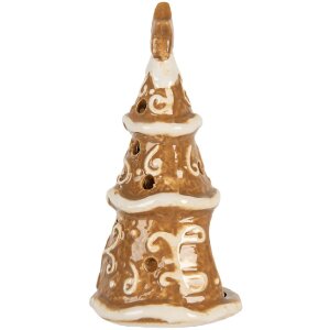 Clayre & Eef 6CE2361 Świecznik tealight Choinka Ø 8x15 cm