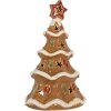 Clayre & Eef 6CE2362 Świecznik tealight Choinka 11x8x17 cm