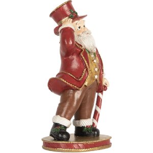 Clayre & Eef 6PR5755 Dekoracja Święty Mikołaj 12x9x21 cm