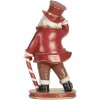 Clayre & Eef 6PR5755 Dekoracja Święty Mikołaj 12x9x21 cm