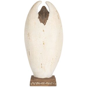 Clayre & Eef Anioł Dekoracyjny 19x10x40 cm Beżowo-Brązowy