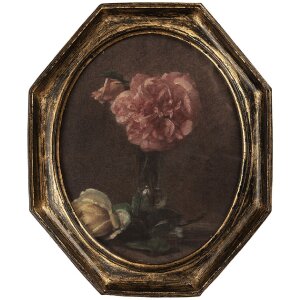 Clayre & Eef 6PR5798 Obraz 25x3x30 cm Czarno-Złoty