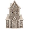 Clayre & Eef Dom z LED 23x11x33 cm - Dekoracja świąteczna