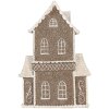 Clayre & Eef Dom z LED 23x11x33 cm - Dekoracja świąteczna