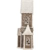 Clayre & Eef Dom z LED 23x11x33 cm - Dekoracja świąteczna