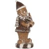 Clayre & Eef 6PR5813 Dekoracja Piernikowy Ludzik 8x8x20 cm