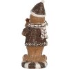 Clayre & Eef 6PR5813 Dekoracja Piernikowy Ludzik 8x8x20 cm