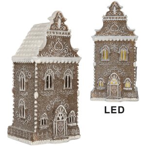 Clayre & Eef Dom z LED 12x11x25 cm