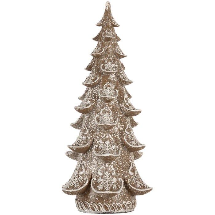 Clayre & Eef 6PR5818 Dekoracja Świąteczne Drzewko 12x12x25 cm