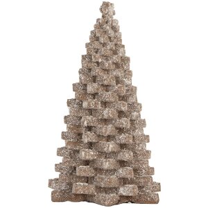 Clayre & Eef 6PR5821 Dekoracja Świąteczna Choinka 15x15x25 cm