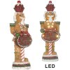 Clayre & Eef Łamacz Orzechów LED 12x10x35 cm