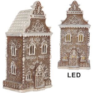 Clayre & Eef Dom z LED 12x11x25 cm