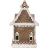 Clayre & Eef Dom z LED 16x15x25 cm - Dekoracja Świąteczna