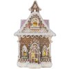 Clayre & Eef Dom z LED 16x15x25 cm - Dekoracja Świąteczna