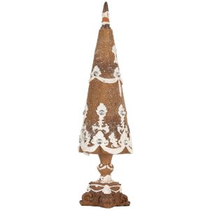 Clayre & Eef Choinka Dekoracyjna Ø 9x31 cm Rustykalna