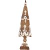 Clayre & Eef Choinka Dekoracyjna Ø 9x31 cm Rustykalna