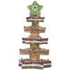 Clayre & Eef Drzewko Świąteczne LED 15x15x29 cm Brązowo-Czerwone