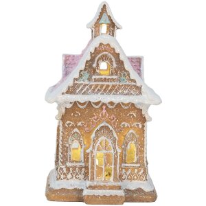 Clayre & Eef Dom z LED 9x10x15 cm