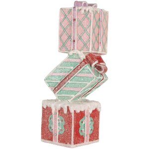 Clayre & Eef Dekoracja Ułożone Prezenty 14x16x36 cm