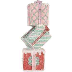 Clayre & Eef Dekoracja Ułożone Prezenty 14x16x36 cm