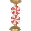 Clayre & Eef Świecznik LED Złoty 10x23 cm