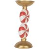 Clayre & Eef Świecznik LED Złoty 10x23 cm
