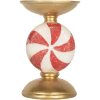 Clayre & Eef Świecznik LED Złoto-Biały 10x16 cm