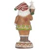 Clayre & Eef Święty Mikołaj z diodami LED 15x13x32 cm