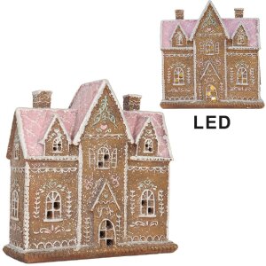 Clayre & Eef Dom Dekoracyjny z LED 21x8x20 cm...