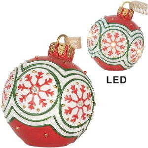 Clayre & Eef 6PR5859 Bombka Choinkowa z LED Ø...
