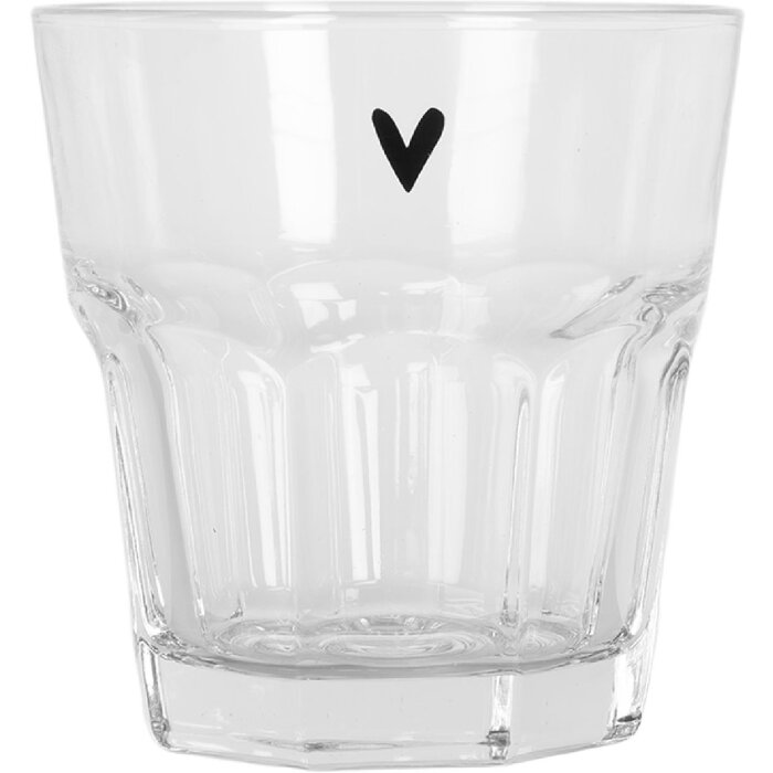Clayre & Eef Szkło do picia 150 ml Ø 8x8 cm Transparent