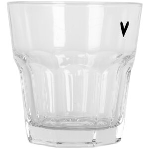 Clayre & Eef Szkło do picia 150 ml Ø 8x8 cm Transparent