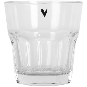 Clayre & Eef Szkło do picia 150 ml Ø 8x8 cm Transparent