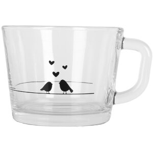 Clayre & Eef Szklanka do herbaty 350 ml 13x10x9 cm